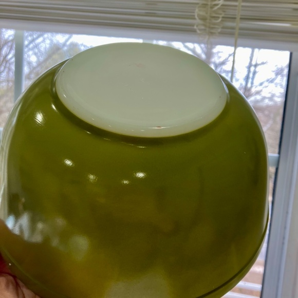 VTG Pyrex Set Verde Green Nesting Mixing Bowls 401 402 403 - Picture 13 of 14